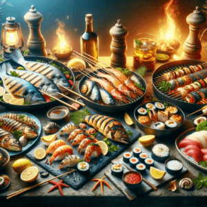 Comida Peixe na Brasa e Outras Receitas de Grelhados