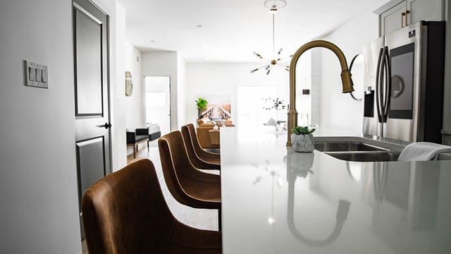 home, kitchen, interior, kitchen island, chairs, furniture, room, interior design, luxurious, modern, house, real estate, property, residential, apartment, kitchen, kitchen, kitchen, kitchen, kitchen, real estate, real estate, cozinha planejada.