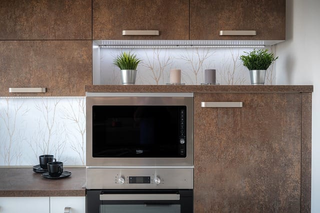 kitchen, interior design, oven, indoors, furniture, microwave, design, fridge, cabinet, kitchen, kitchen, kitchen, kitchen, kitchen, oven, oven, oven, microwave, microwave, microwave, cozinha planejada.