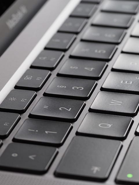 laptop, computer, keyboard, beautiful wallpaper, background, close up, Computadores.