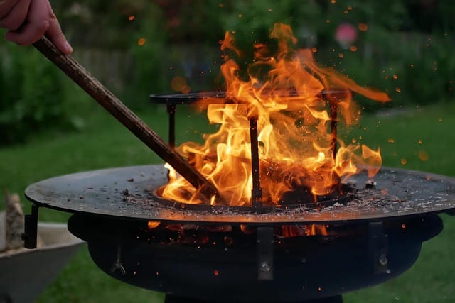 fire, barbecue fire, grilling, conviviality, Churrasqueira, Grill. 